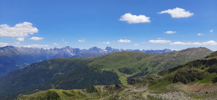 Photo de Sandra Schlatter le long du parcours