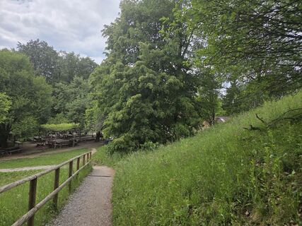 Foto von Birgit Zückert entlang der Tour