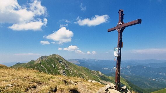 Foto von Silvia Pontecorvi entlang der Tour