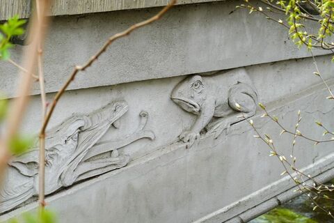 Detail am Itschensteg (Brücke über die Bode)