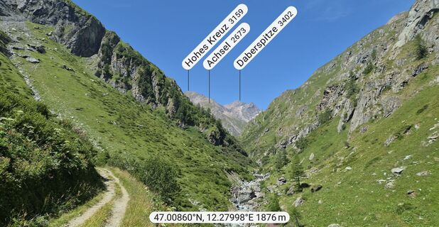 Foto von Julia Fruhmann entlang der Tour