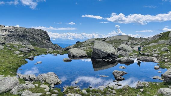 Zdjęcie z Eva Theiß wzdłuż trasy