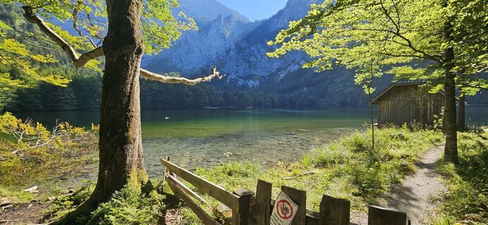 Foto von Johann Schallinger entlang der Tour