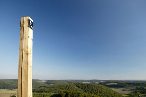 Wegweiser am Uplandsteig