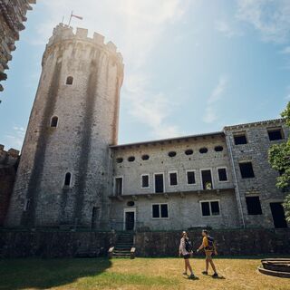 Die mächtige Burg Rihemberk.
