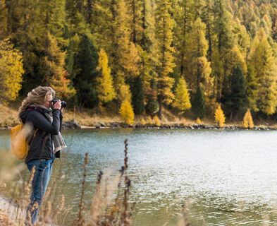 Silsersee im Herbst
