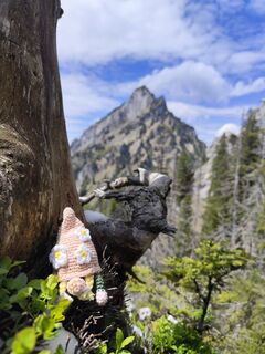 Photo de Edith K. le long du parcours