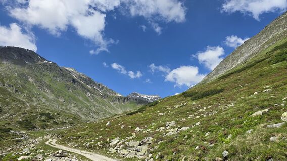 Foto von Monika Rohrer entlang der Tour