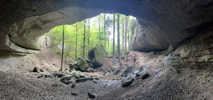 Foto von Christophe Tischmacher entlang der Tour