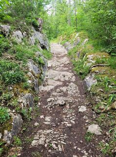 Foto fra Susanne Linzbacher underveis på turen