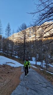 Foto von Fabrizi Mellano entlang der Tour