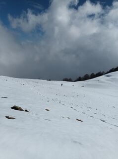 Foto de Raffaella Laghetto a lo largo del recorrido