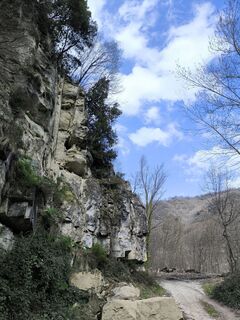 Foto von Mirco moretti entlang der Tour