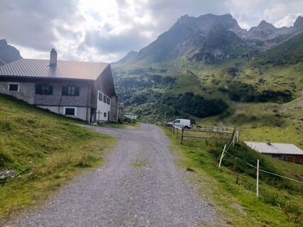 Foto von Erich Martin entlang der Tour