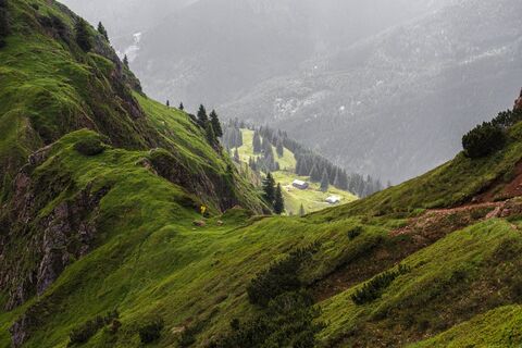 Oberhalb der Spielbergalmen