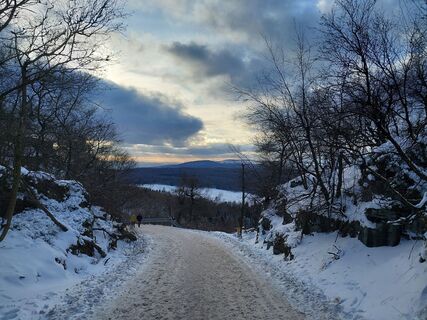 Zdjęcie z Jens Gebauer wzdłuż trasy