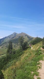 Fotografia z Brigitte Hainzmann na trase