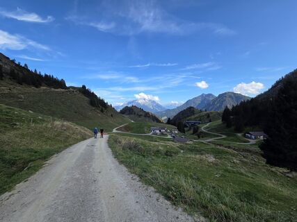 Photo de Marianna Glarcher le long du parcours