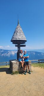 Photo de Barbara Turi le long du parcours