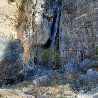 Der Wasserfall des Flusses Potok