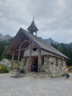 Photo de Andrea Mahringer le long du parcours