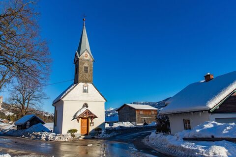 Dorfkapelle Weißenbach im Winter