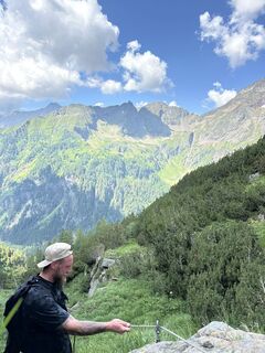 Foto von Daniel Merkl entlang der Tour
