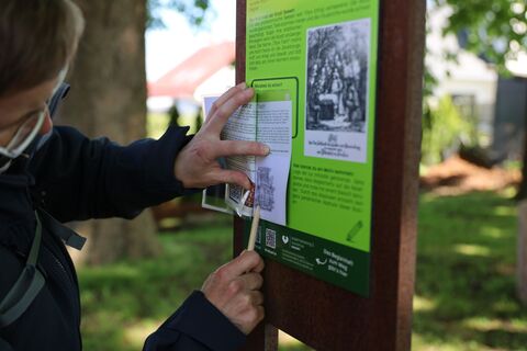 Reliefplatte zum Abpausen
