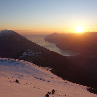 Sonnenuntergang vom Monte Stivo