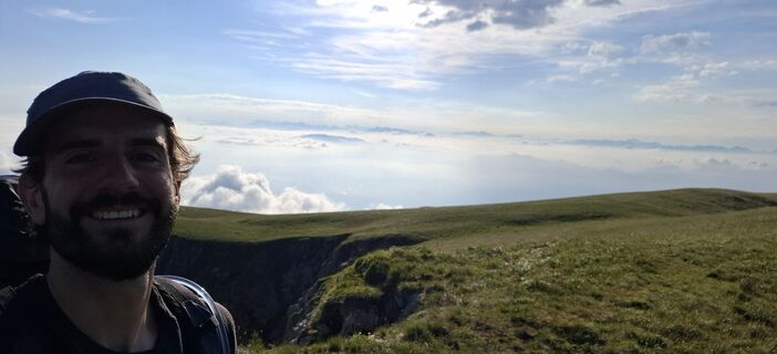 Photo de David Bubenheim le long du parcours
