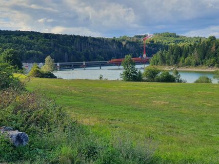 Foto de Steve Hensel a lo largo del recorrido