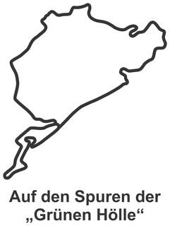 Wegemarkierung Auf den Spuren der Grünen Hölle