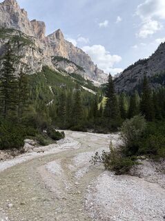 Photo de Sandra Wagemans le long du parcours