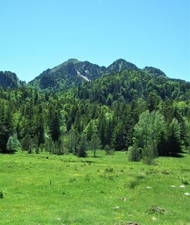 Blick auf die Gipfel