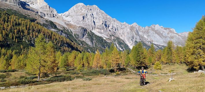 Foto von Simone Ferrari entlang der Tour