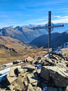 Zdjęcie z Manfred Pertl wzdłuż trasy