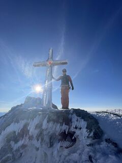 Foto von Matthias Rutkowski entlang der Tour