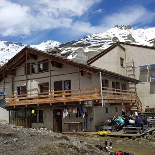 refuge d'avérole in der Vallon d'Avérole