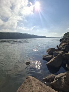 Foto von Monika Wachter entlang der Tour