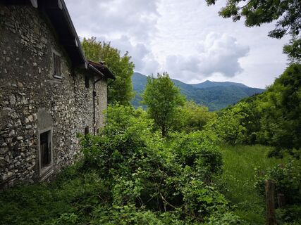 Foto de Stefano Fabi a lo largo del recorrido