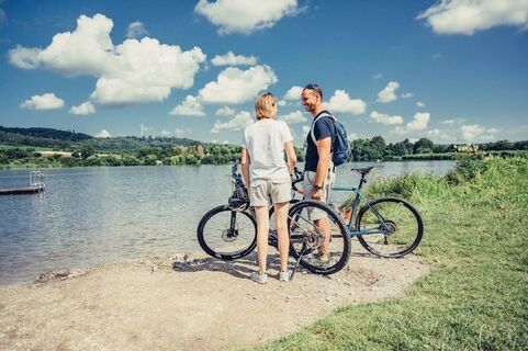 Radfahren am Starkholzbacher See