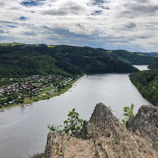 Bockfelsen am Hohenwarte Stausee