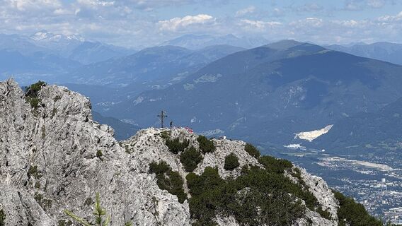 Photo de Brigitta Jencski le long du parcours
