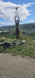 Fotografia z Elfriede Moessler na trase