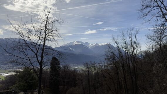 Photo de Peter Burki le long du parcours