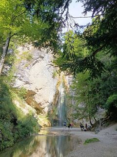 Foto von Elisabeth Sieberer entlang der Tour
