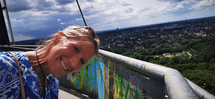 Fotografia z Klaus Lehner na trase