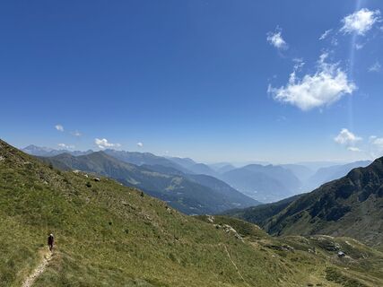 Foto von Matteo Frugoni entlang der Tour
