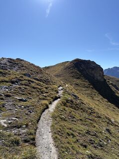 Foto von Monica entlang der Tour