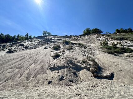 Foto von Monica Bagge entlang der Tour